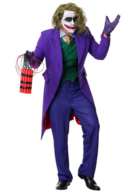 Batman The Dark Knight Joker Deluxe Costume. 3.7 out of 5 stars 1,640. $49.76 $ 49. 76. 10% coupon applied at checkout Save 10% with coupon (some sizes/colors) 